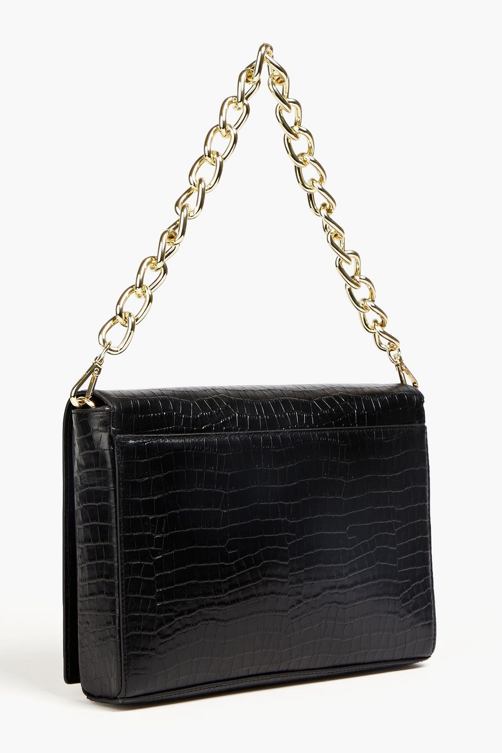 DKNY Taylor croc-effect leather shoulder bag