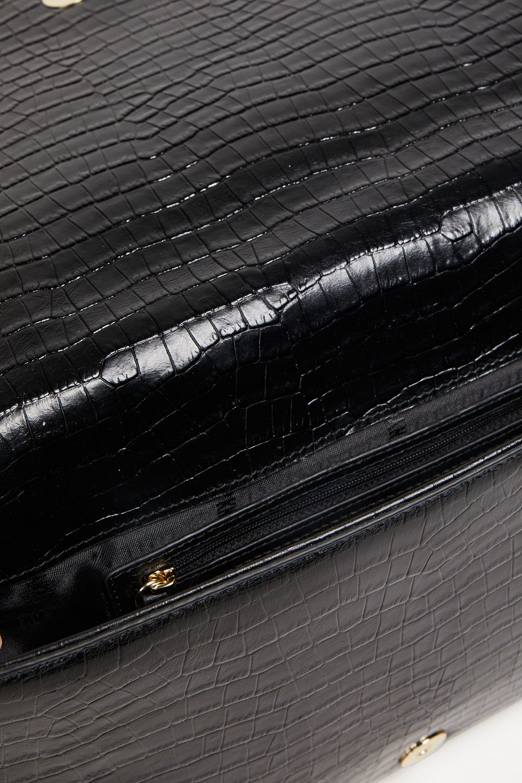 DKNY Taylor croc-effect leather shoulder bag
