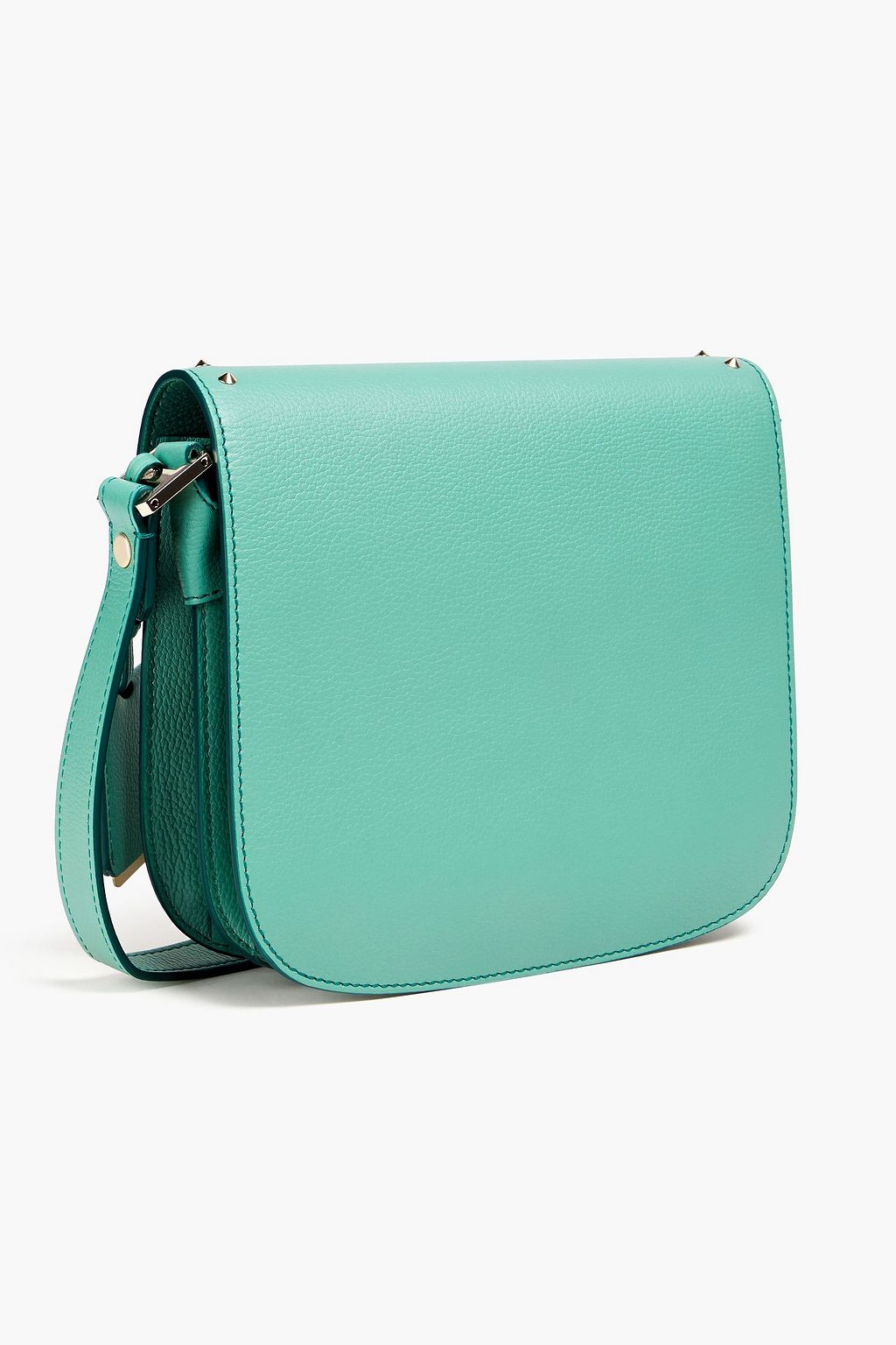 MCM Studded pebbled-leather shoulder bag