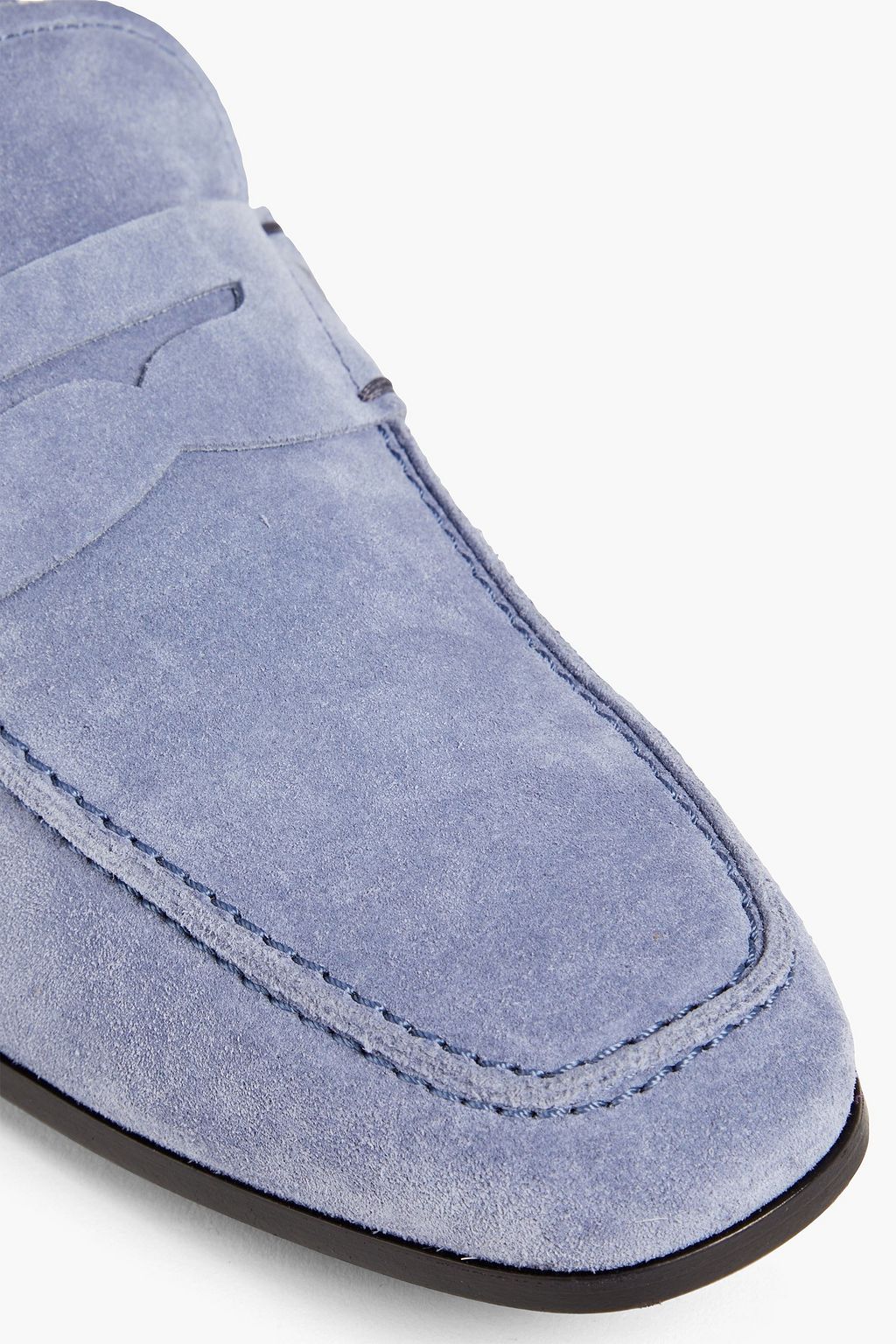 TOD'S Suede penny loafers
