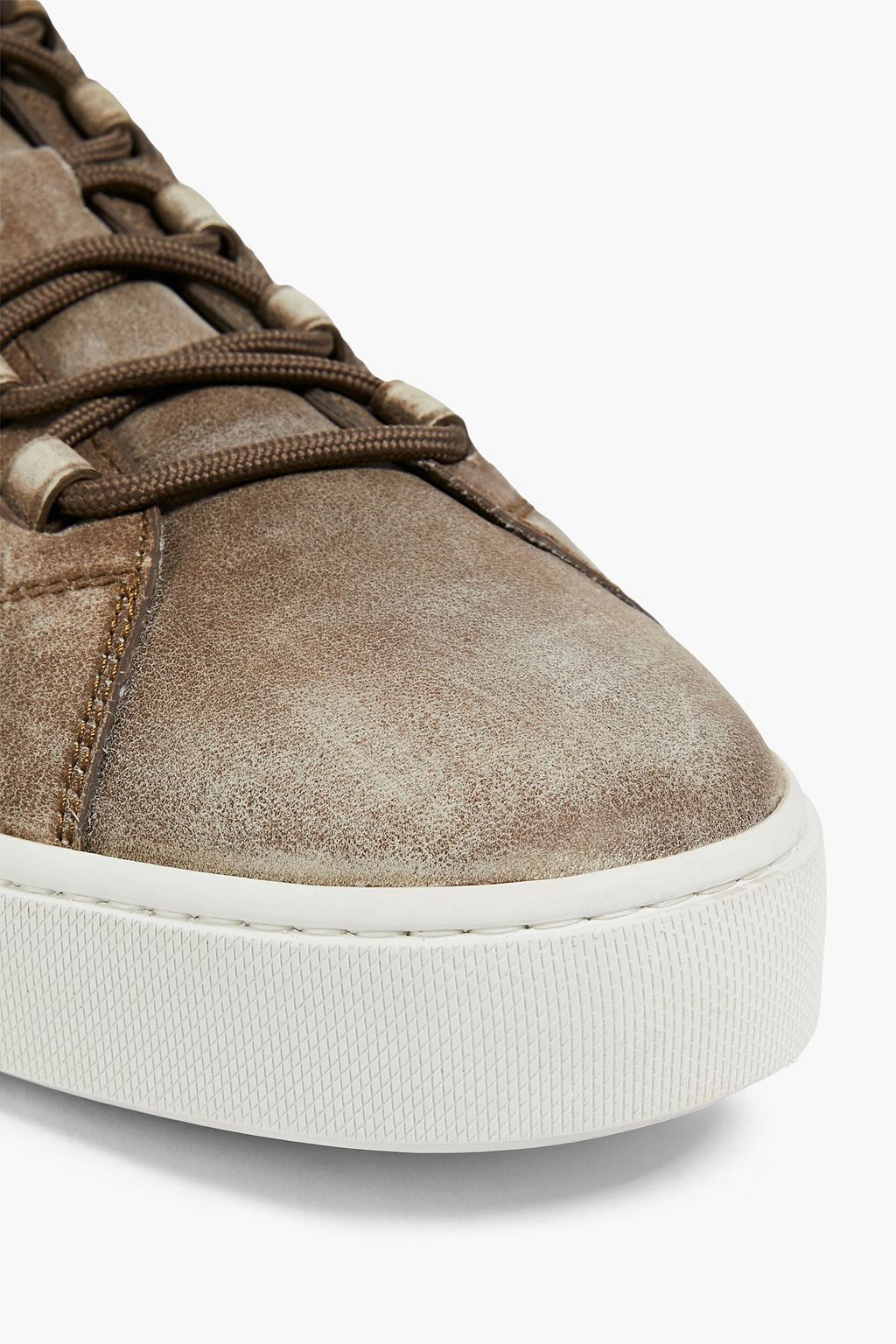 TOD'S Brushed-leather sneakers