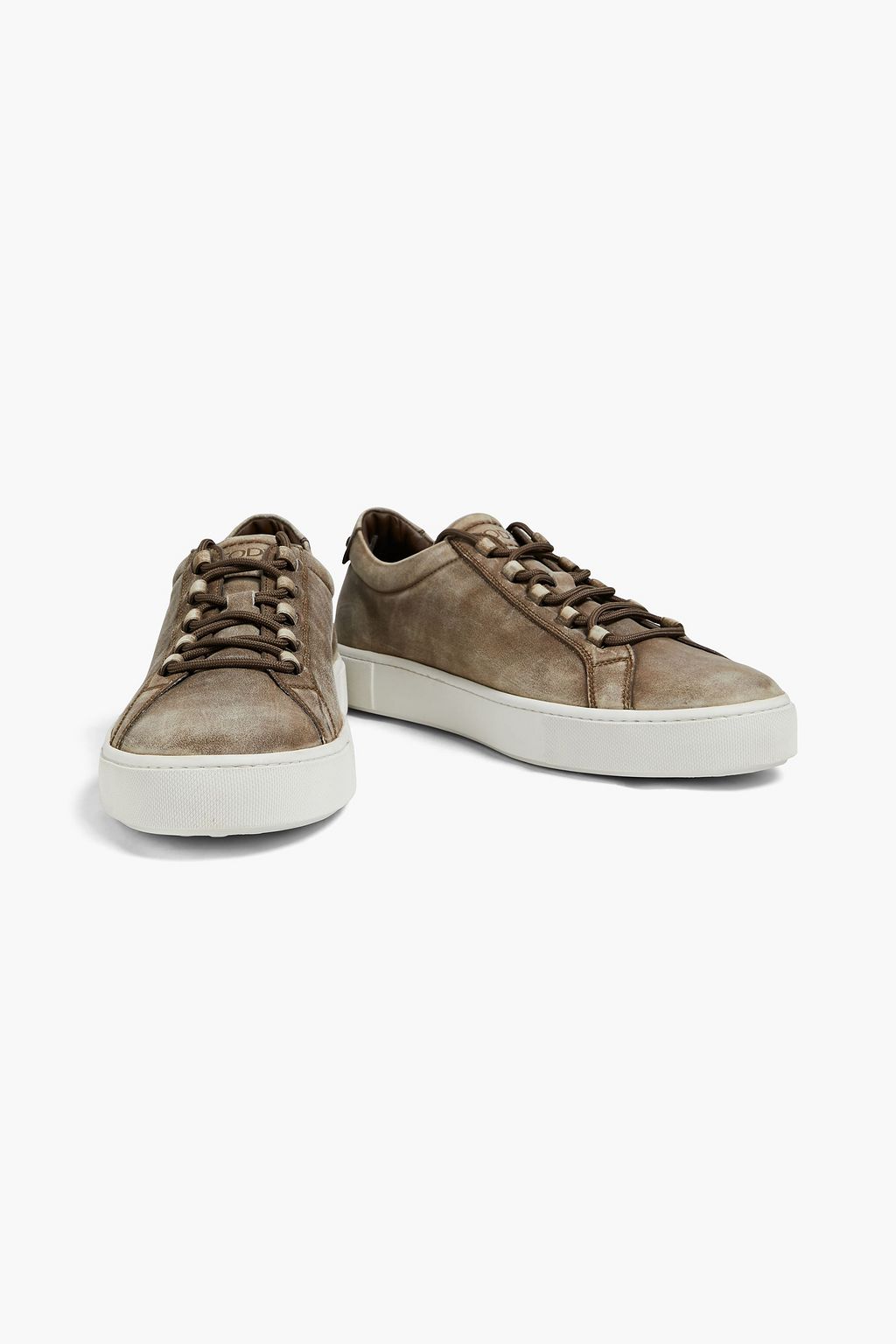 TOD'S Brushed-leather sneakers