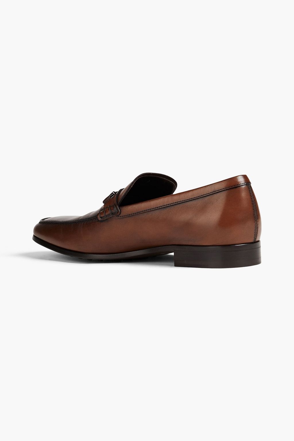 TOD'S Burnished leather loafers