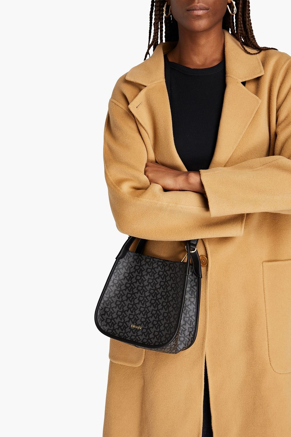 DKNY Brook logo-print coated canvas tote