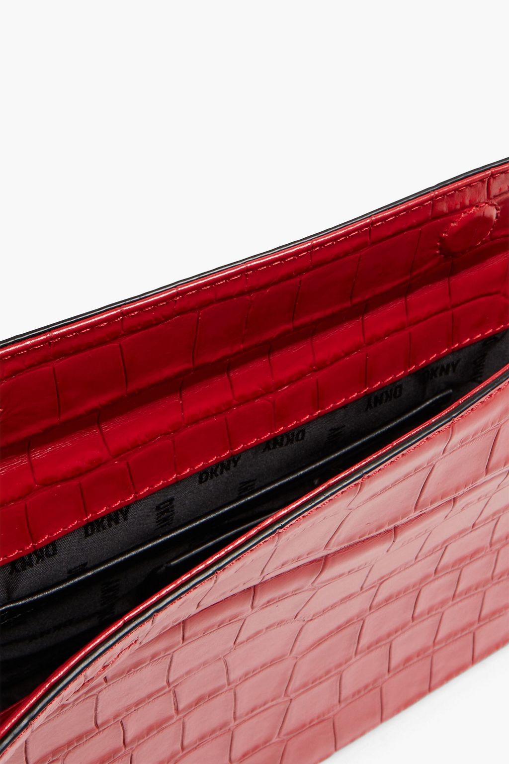 DKNY Kym croc-effect leather shoulder bag