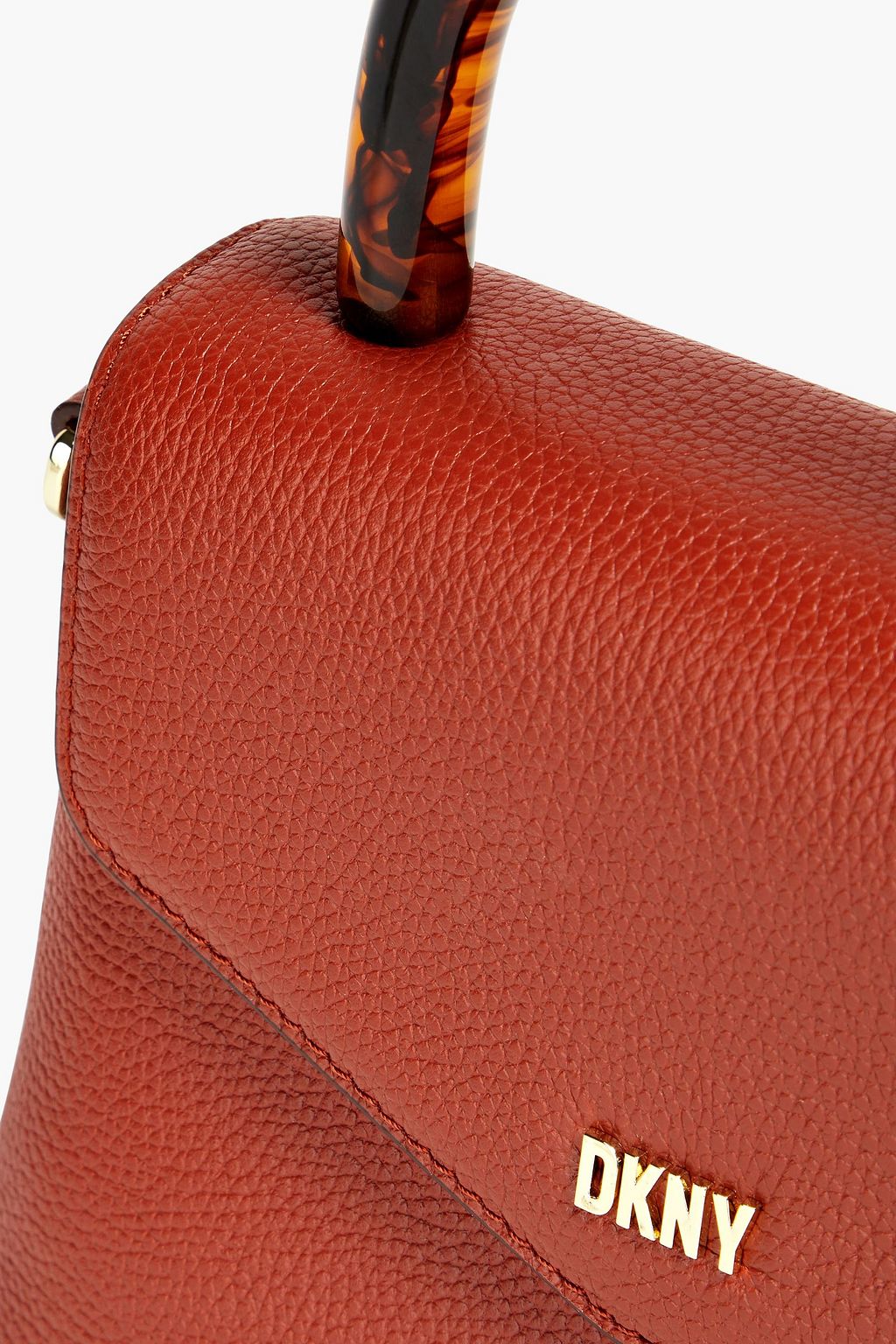 DKNY Frankie pebbled-leather tote