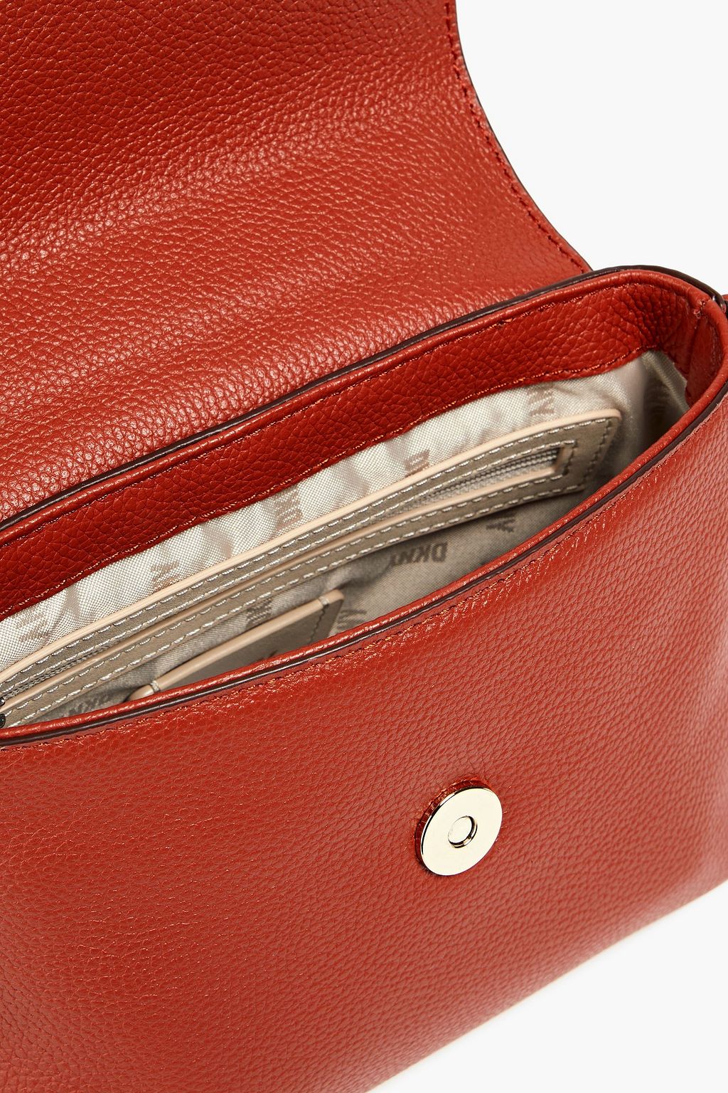 DKNY Frankie pebbled-leather tote