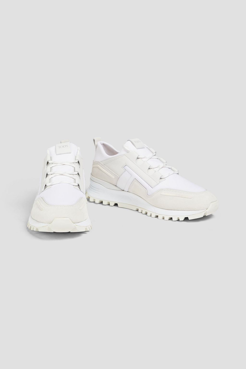 TOD'S ヌバック&ネオプレン&レザー スニーカー