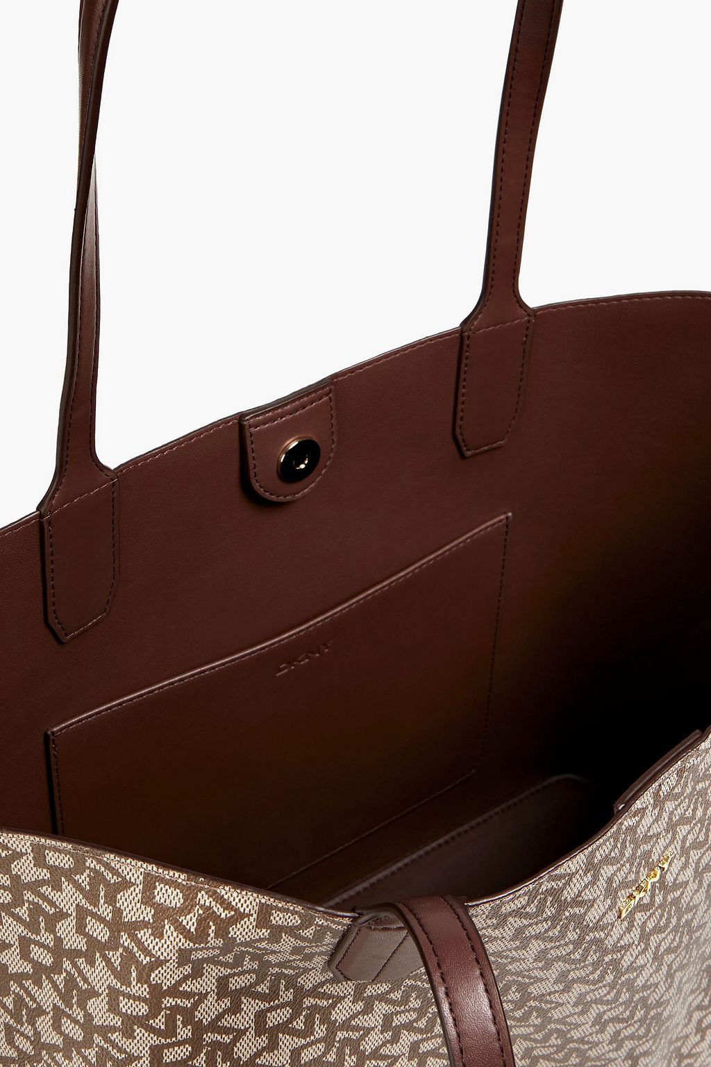 DKNY Logo-print coated-canvas tote