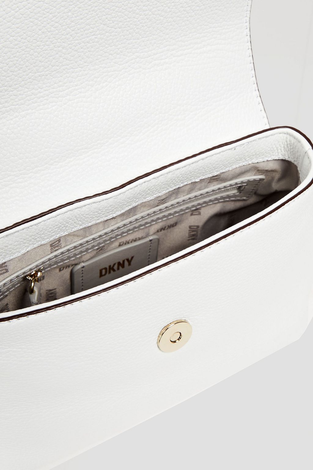 DKNY Frankie pebbled-leather tote