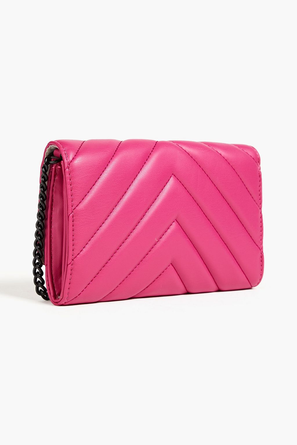 DKNY Quilted faux leather shoulder bag