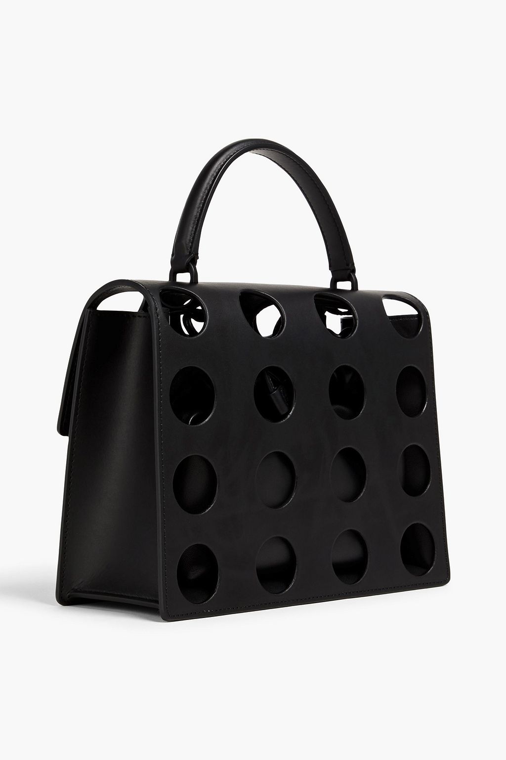 OFF-WHITE™ 2.8 Jitney Porthole cutout leather tote