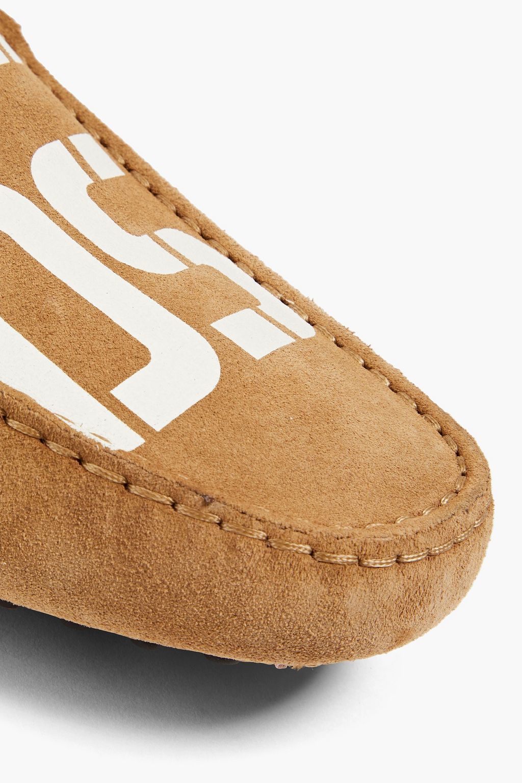 TOD'S Printed suede driving shoes