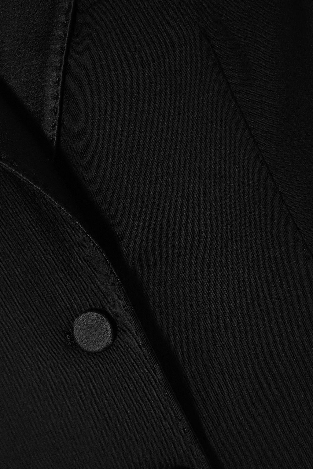 TOM FORD Silk satin-trimmed wool-blend blazer