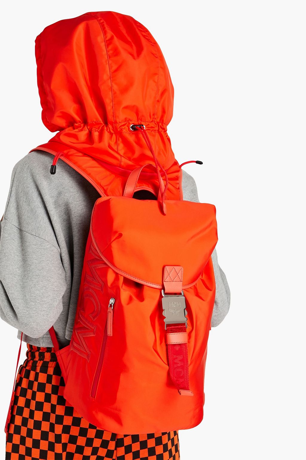 MCM Luft Hoodie shell backpack