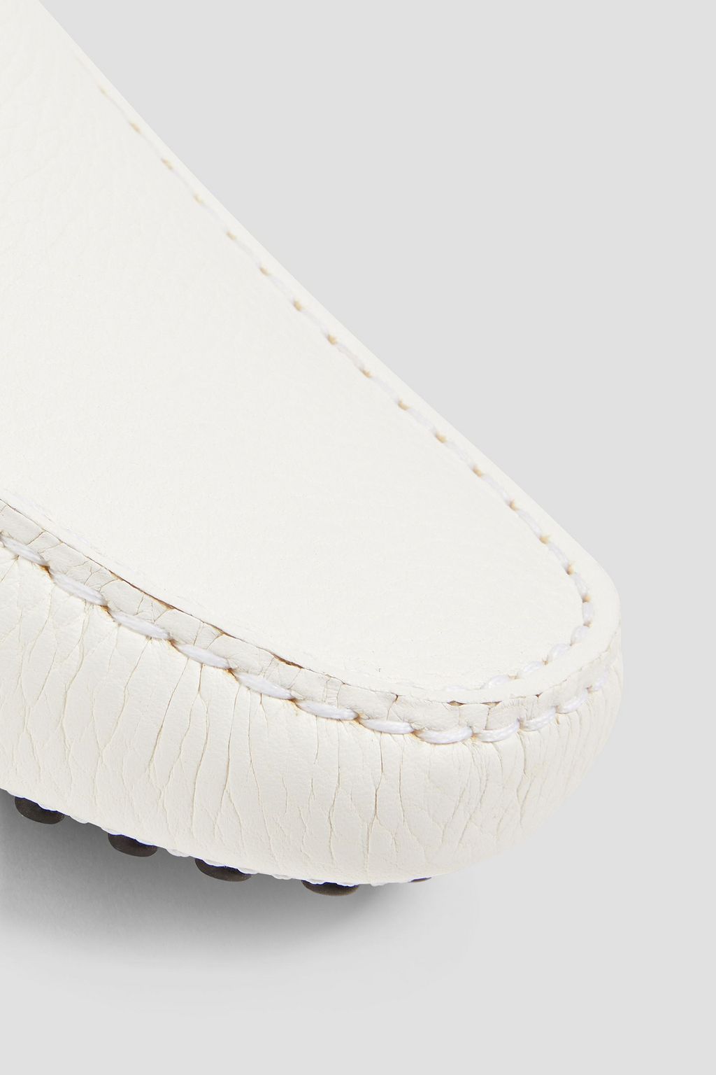 TOD'S Pebbled-leather driving shoes