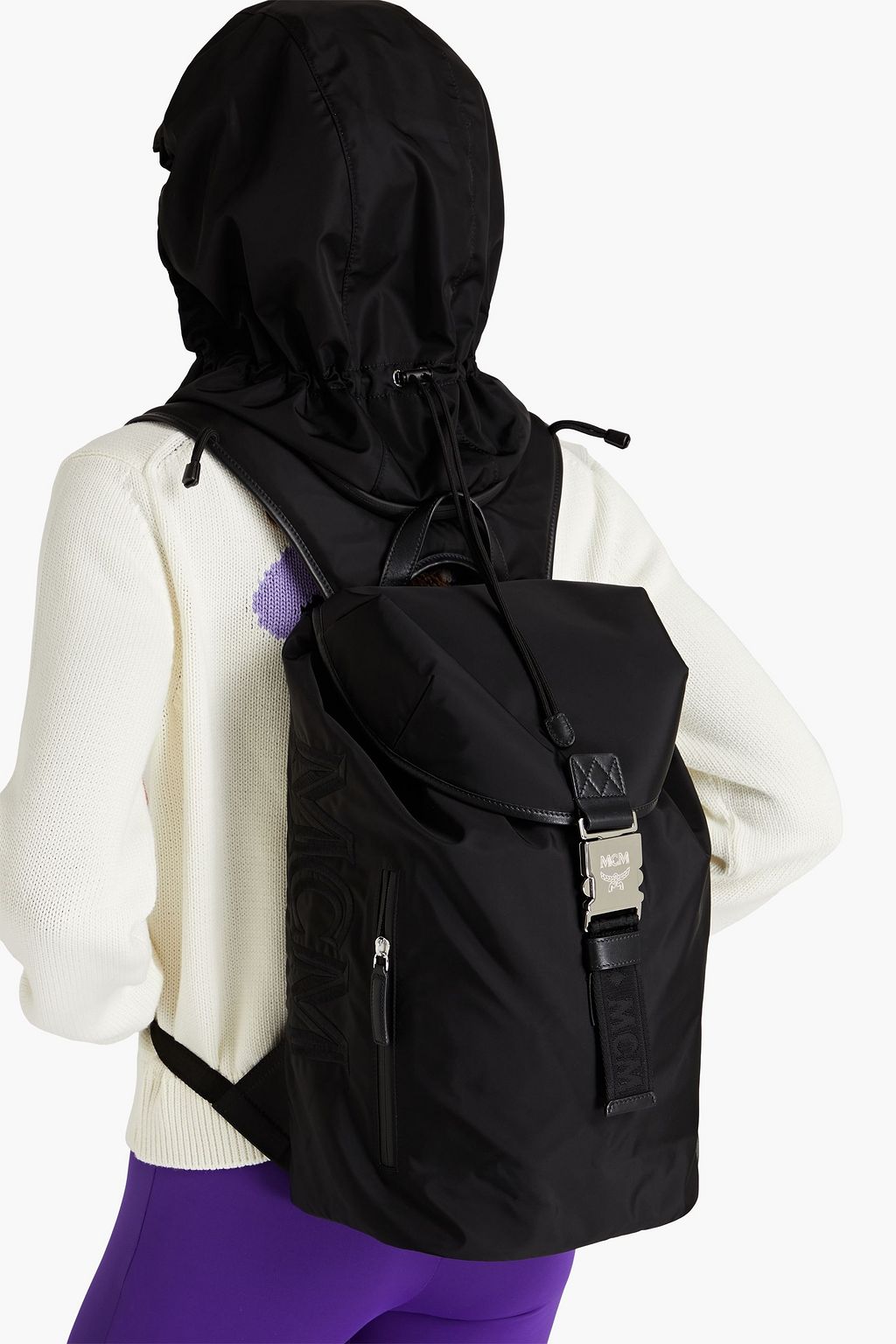 MCM Luft Hoodie shell backpack