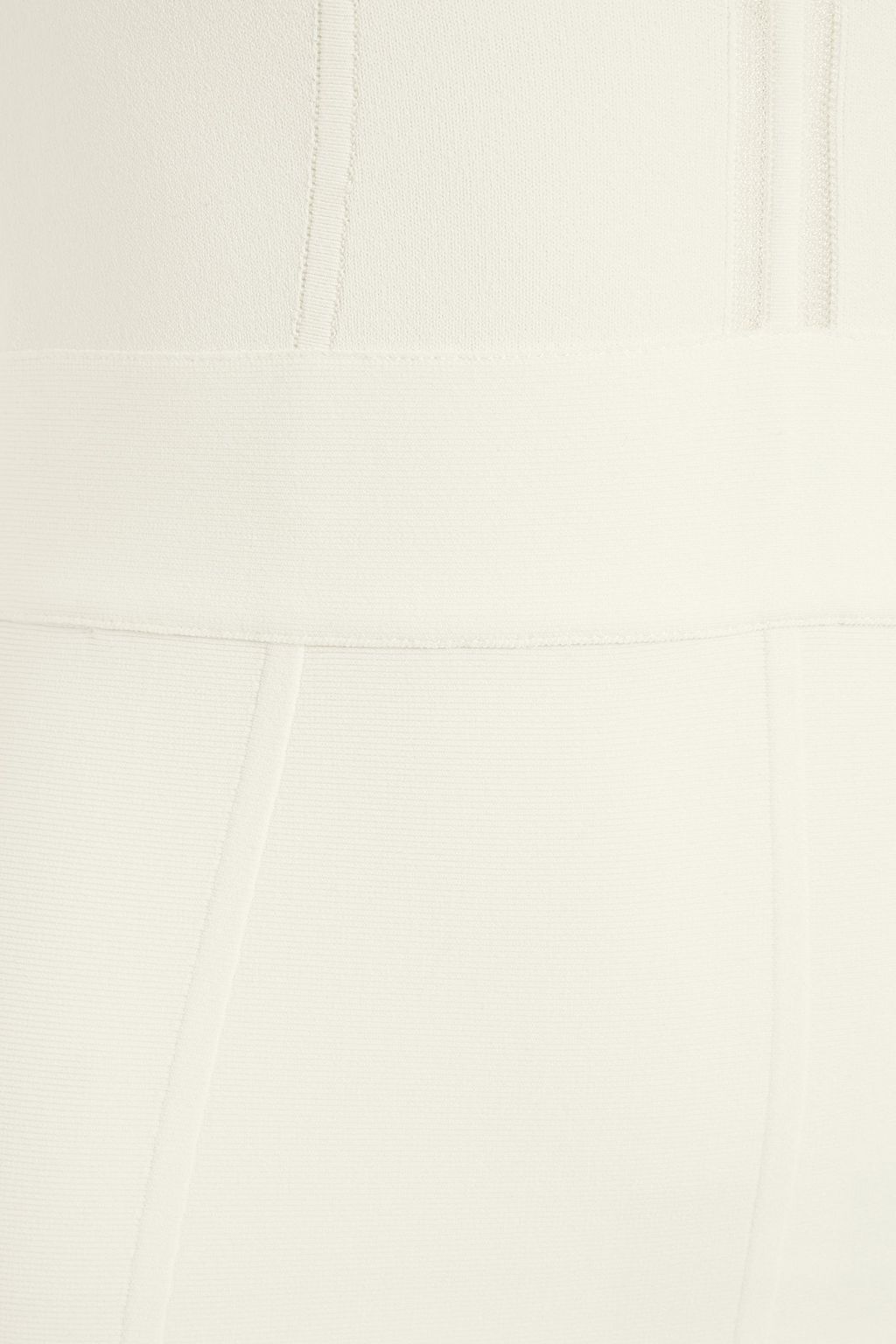 HERVÉ LÉGER Paneled bandage midi dress