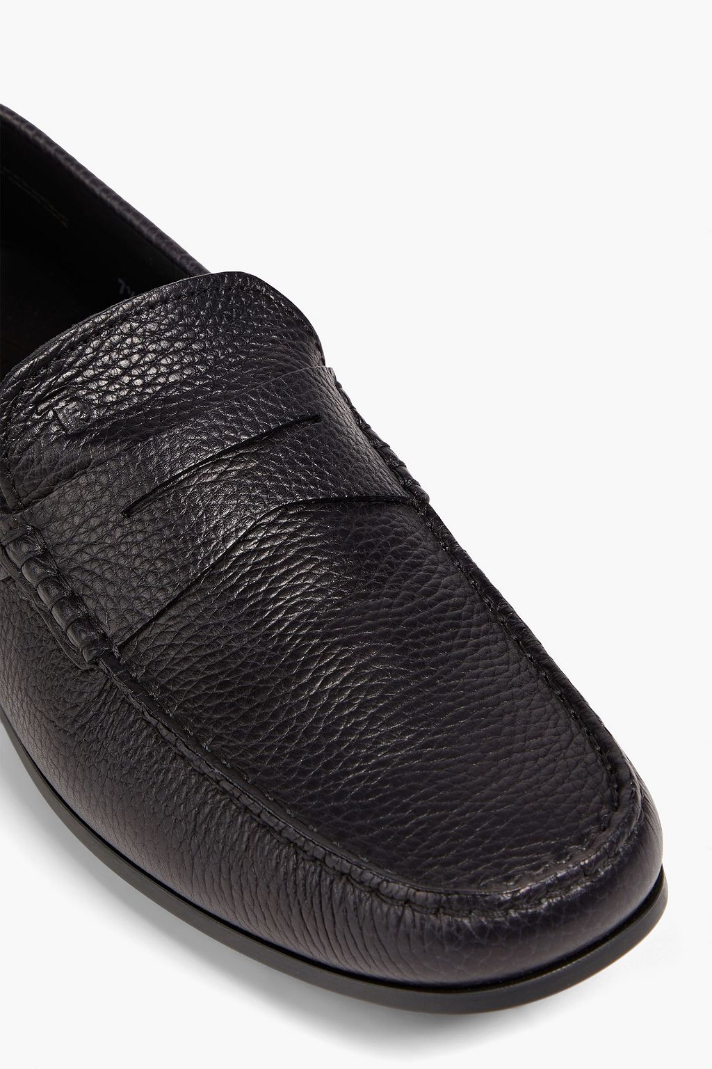 TOD'S Gommino pebbled-leather loafers