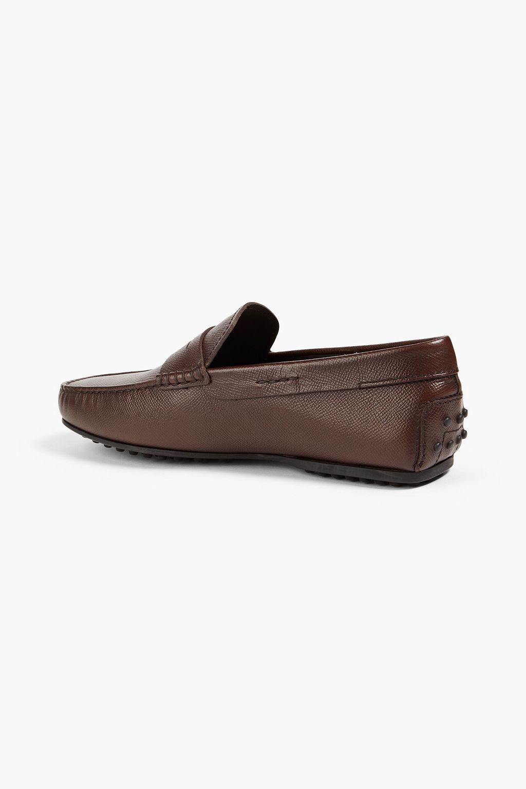 TOD'S Textured-leather driving shoes