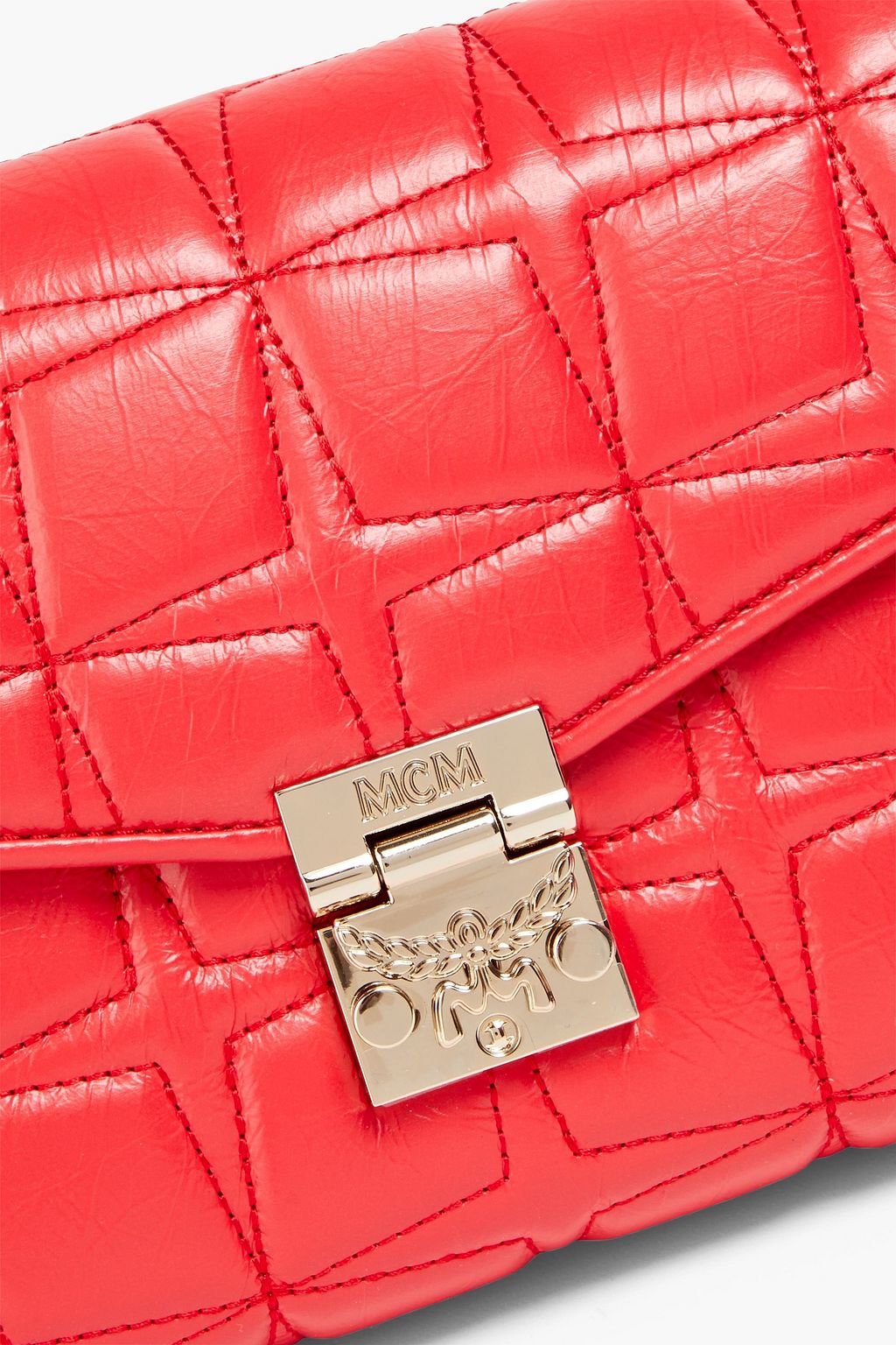 MCM Quilted leather clutch