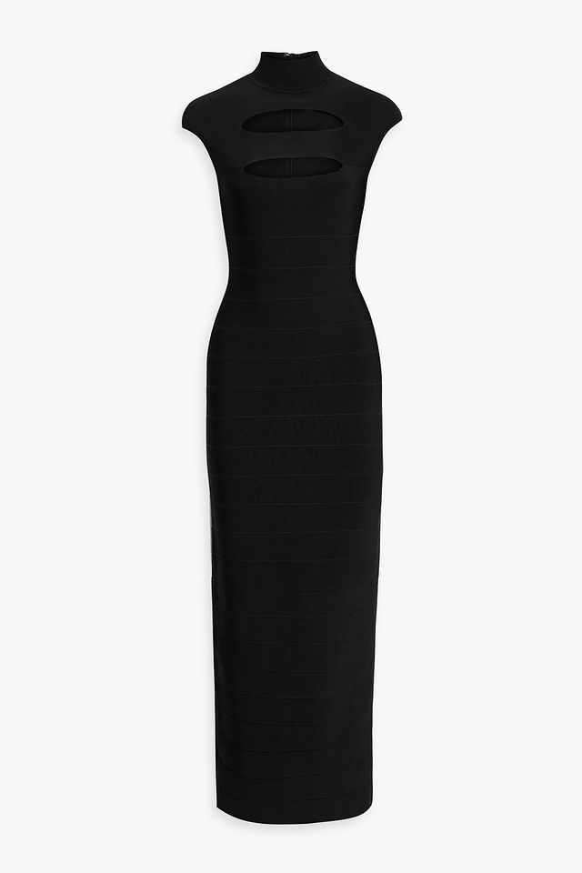 Cutout bandage maxi dress