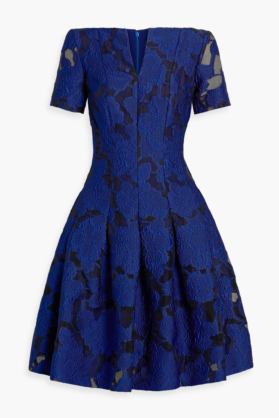 Oscar De La Renta Blue Floral Dress Floral Dress Oscar De La Renta Couture Gowns  OSCAR