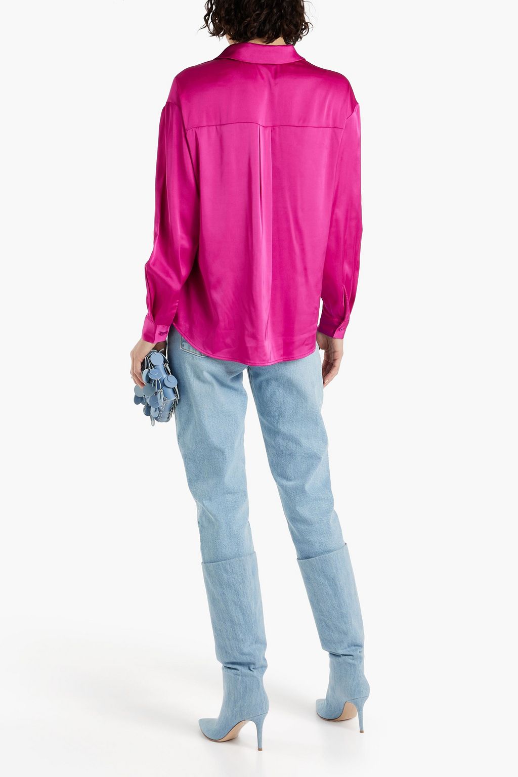 WALTER BAKER Bella satin shirt