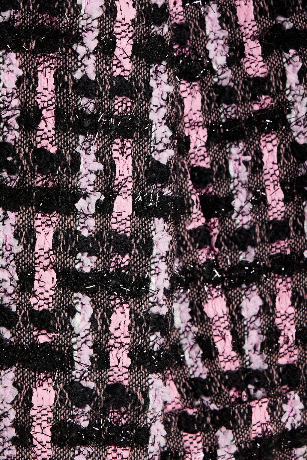 OSCAR DE LA RENTA Cropped glittered tweed jacket