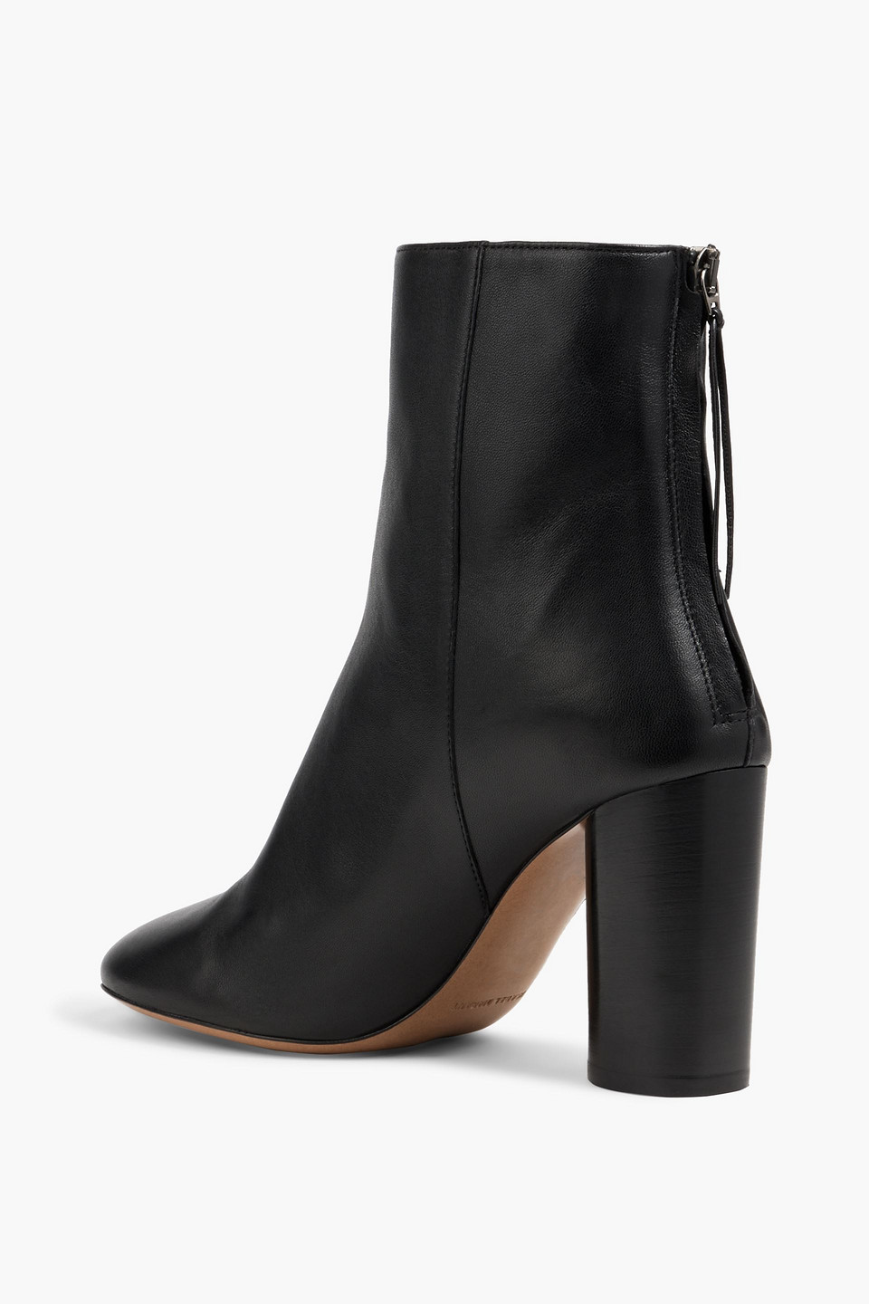 Isabel Marant Garett Leather Ankle Boots In Black