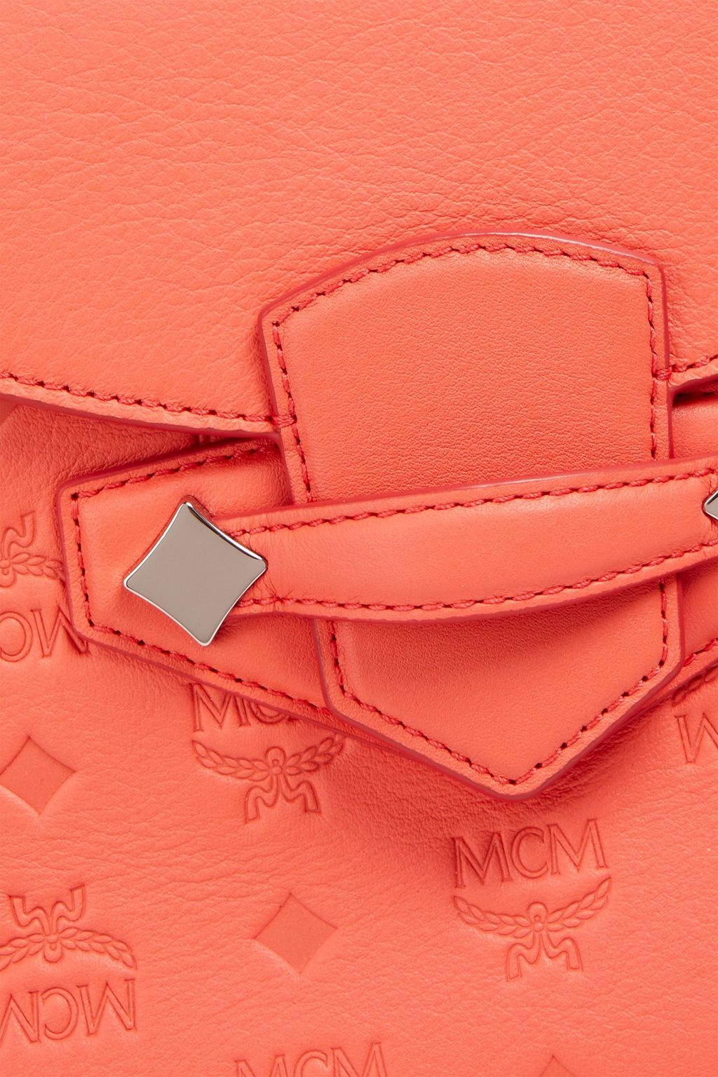 MCM Embossed leather backpack