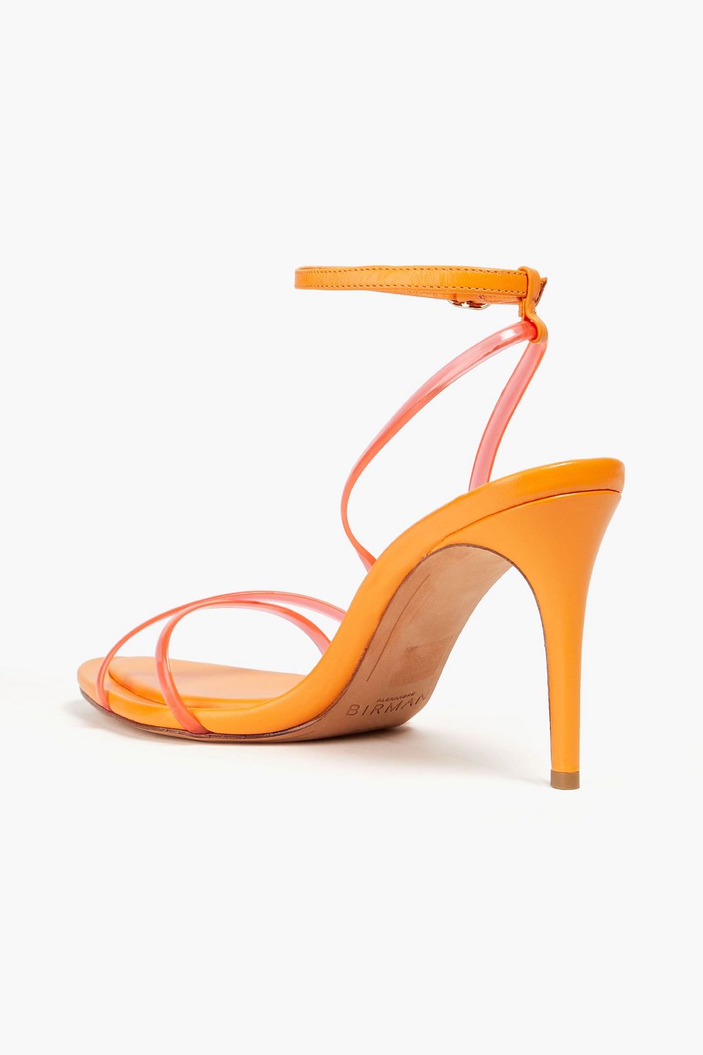 ALEXANDRE BIRMAN 엘리사 투톤 가죽 & PVC 샌들