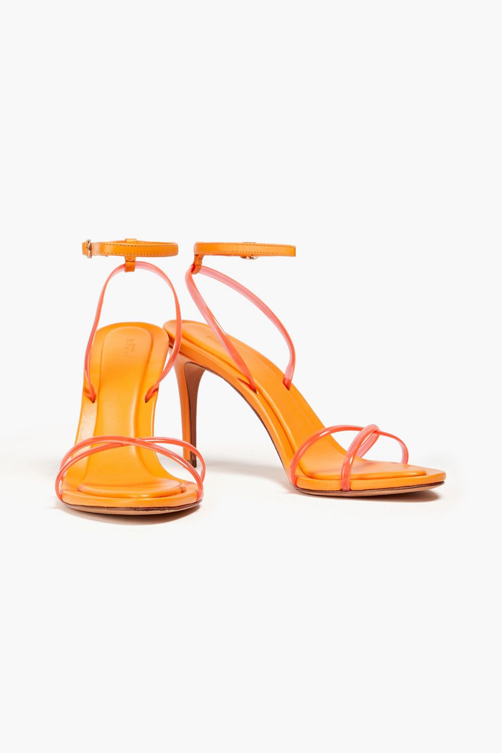 ALEXANDRE BIRMAN 엘리사 투톤 가죽 & PVC 샌들