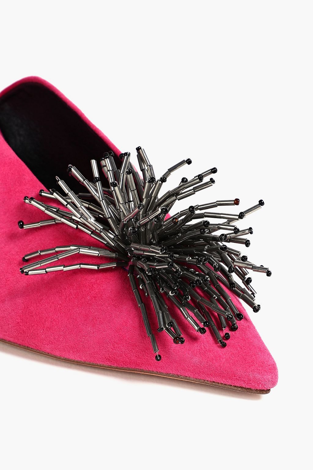 ALEXANDRE BIRMAN 장식 디테일 스웨이드 뮬