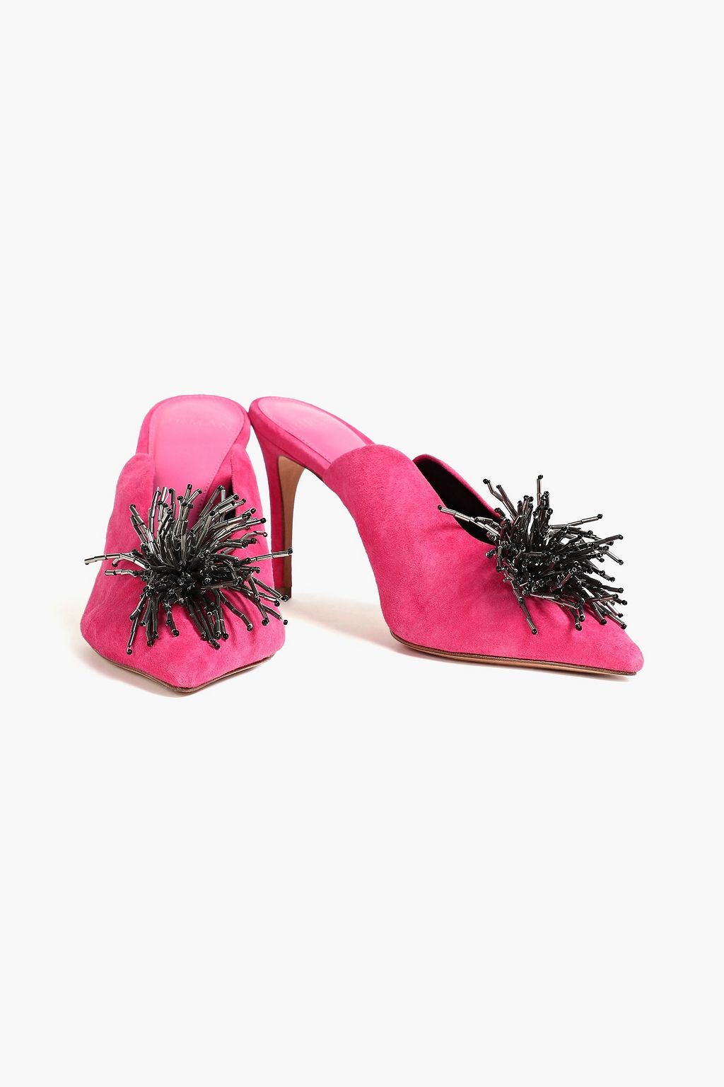 ALEXANDRE BIRMAN 장식 디테일 스웨이드 뮬