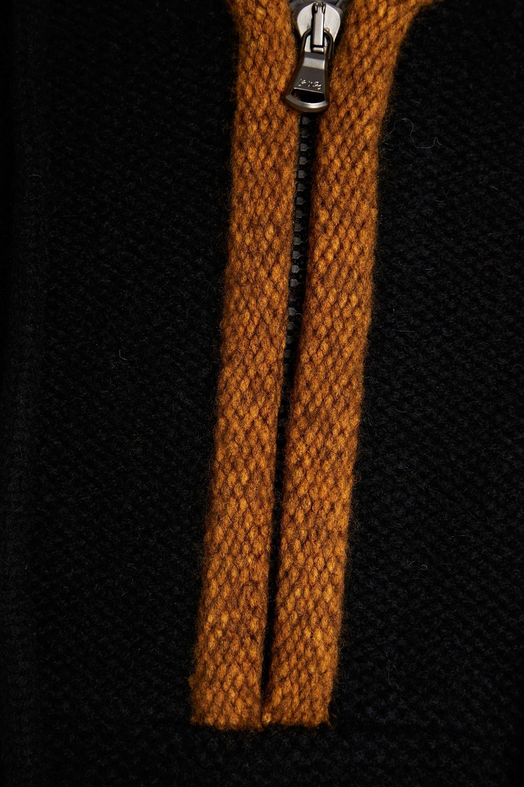 JAMES PERSE Knitted zip-up hoodie