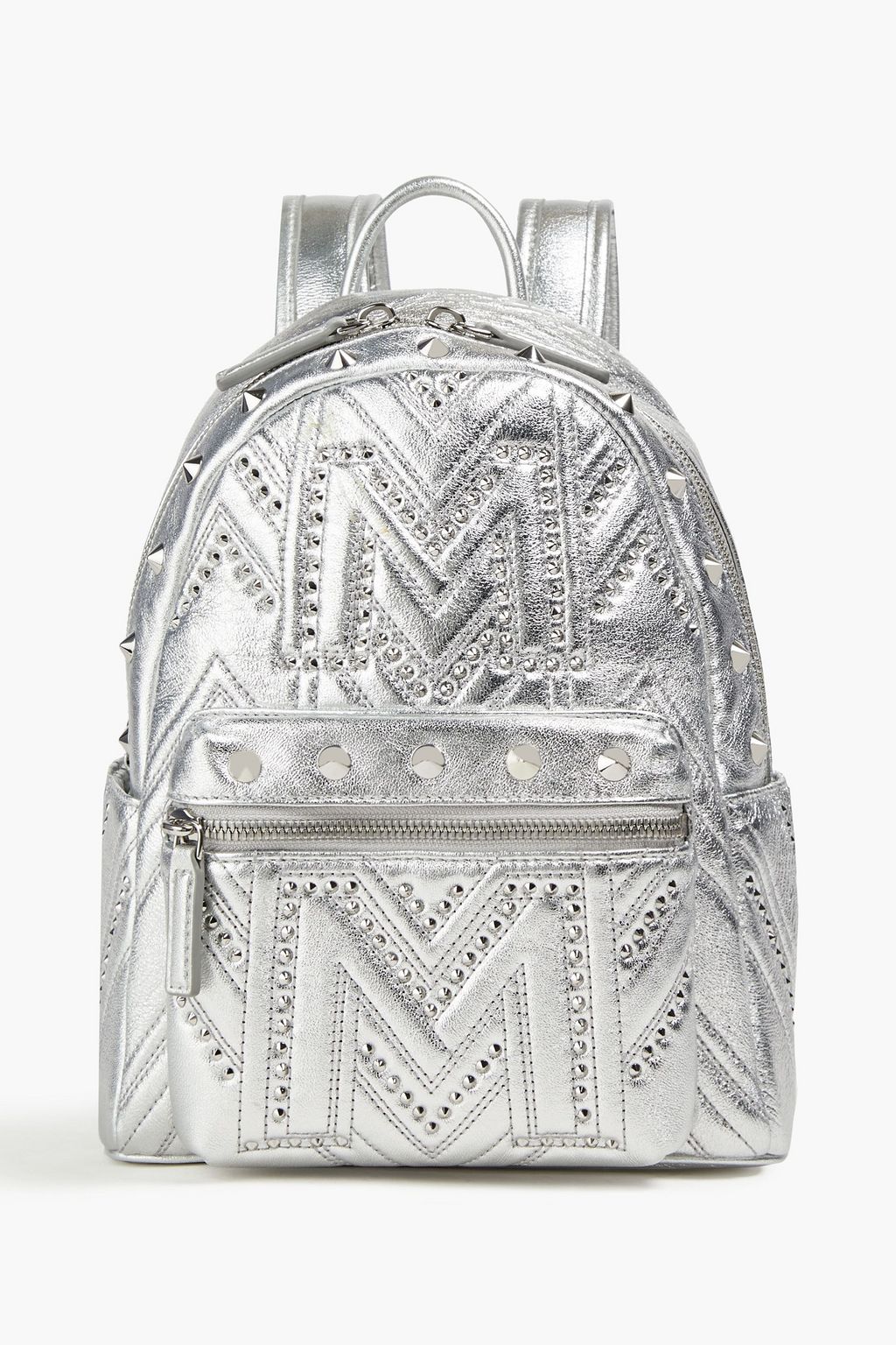 Studded leather backpack deals