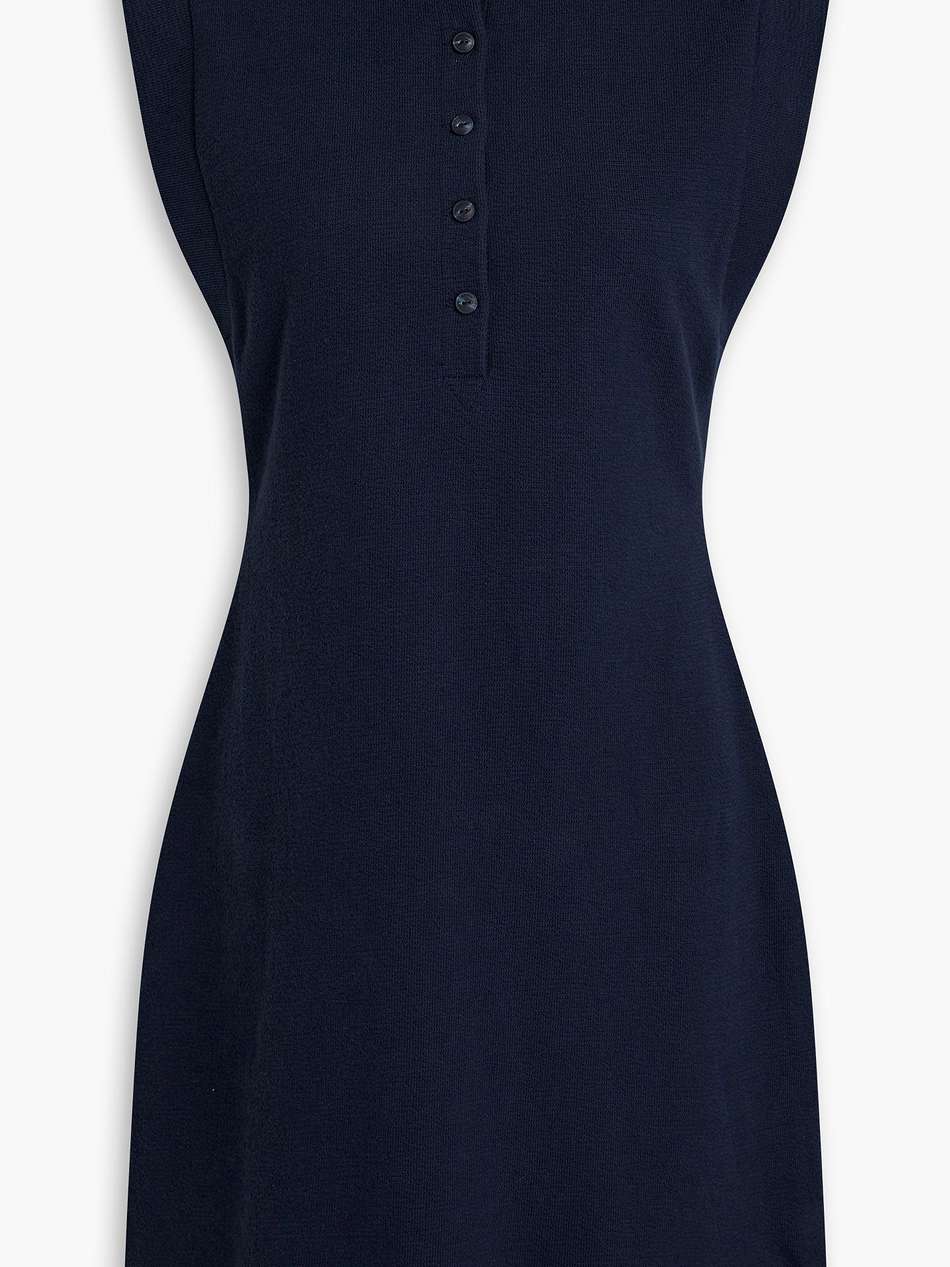 mckenna ribbed cotton-jersey mini dress