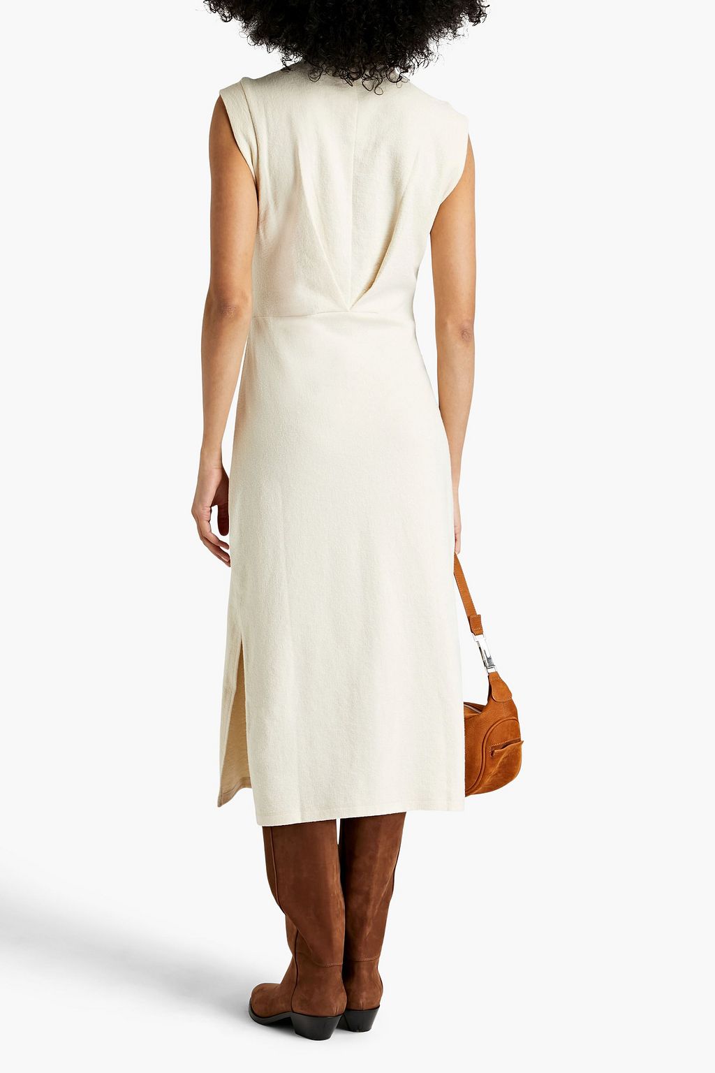 RAG & BONE Mckenna ribbed cotton-jersey midi dress