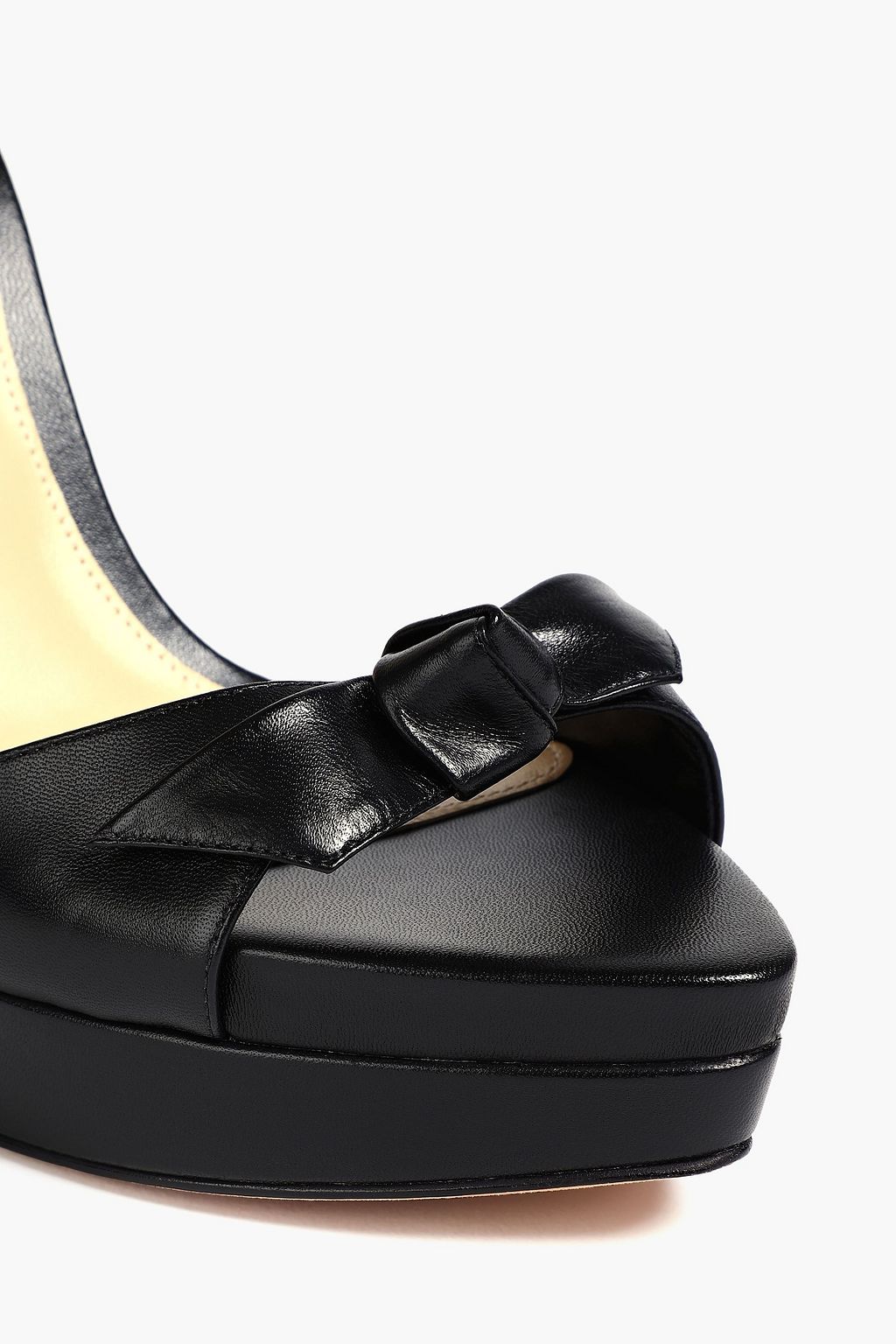 ALEXANDRE BIRMAN Clarita 130 bow-detailed leather sandals