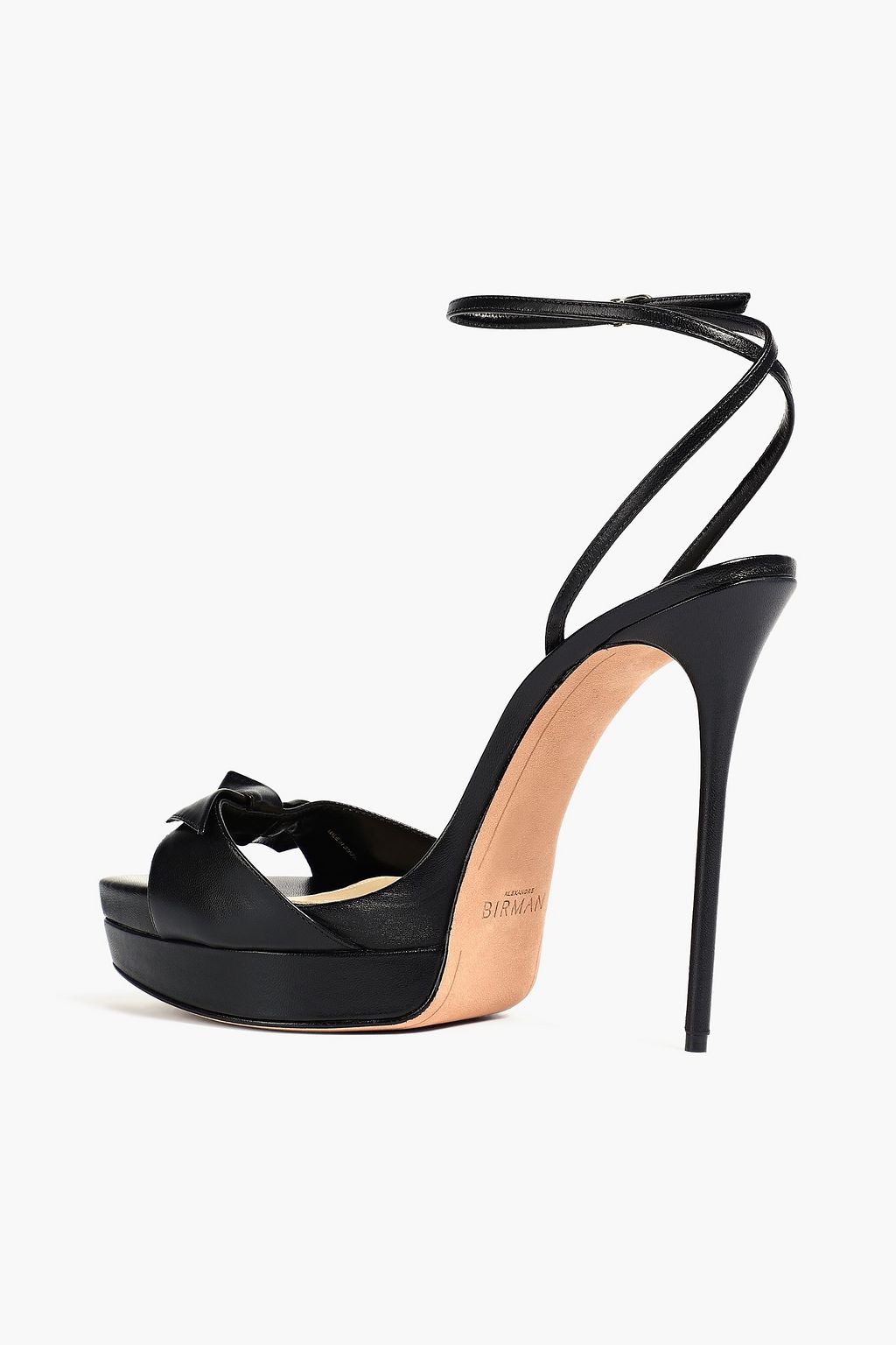 ALEXANDRE BIRMAN Clarita 130 bow-detailed leather sandals