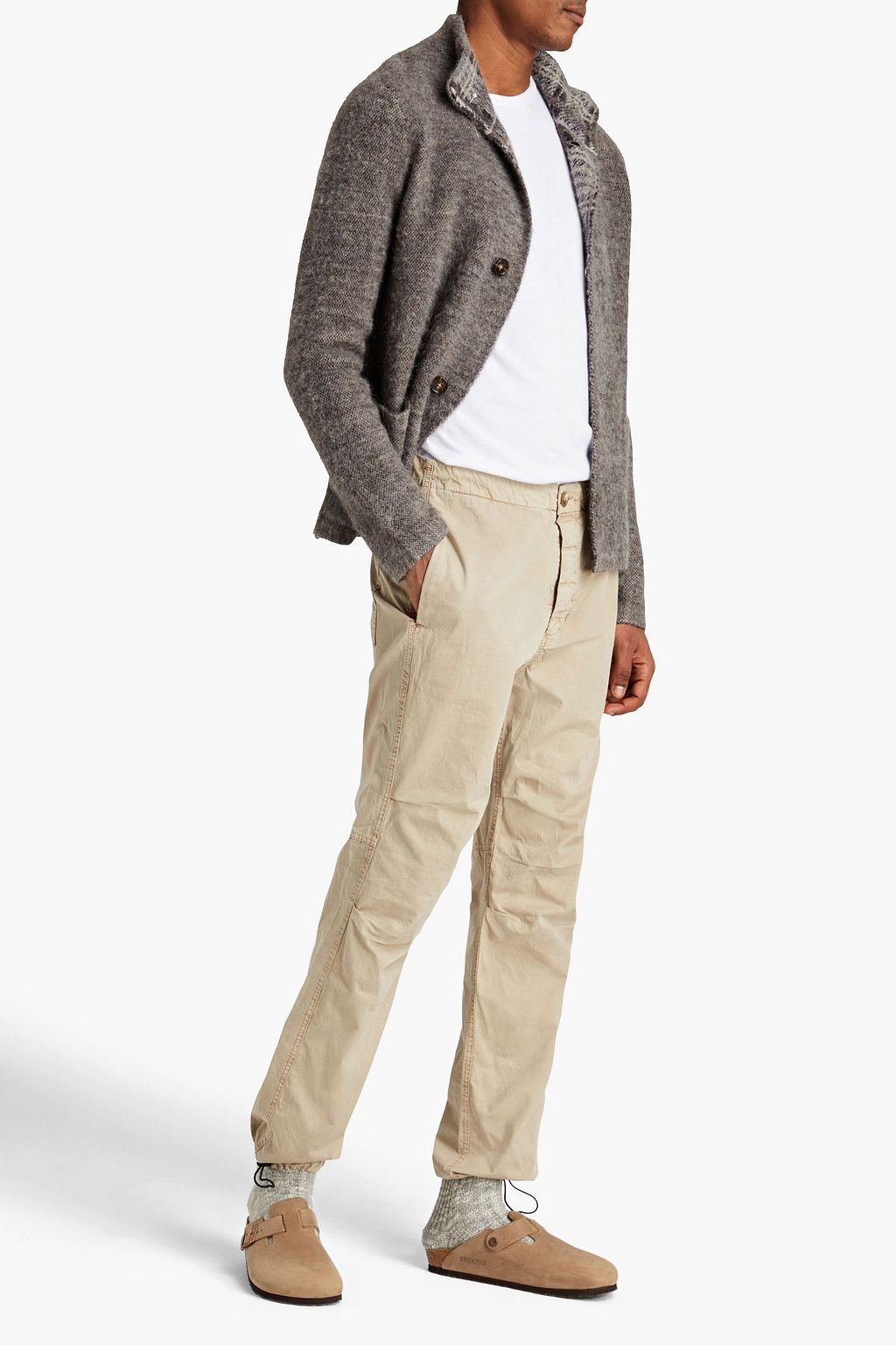 JAMES PERSE Cotton-twill chinos
