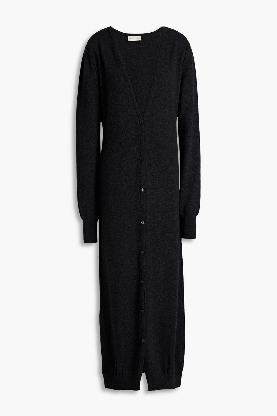 Bite Studios Merino Wool Cardigan In Black