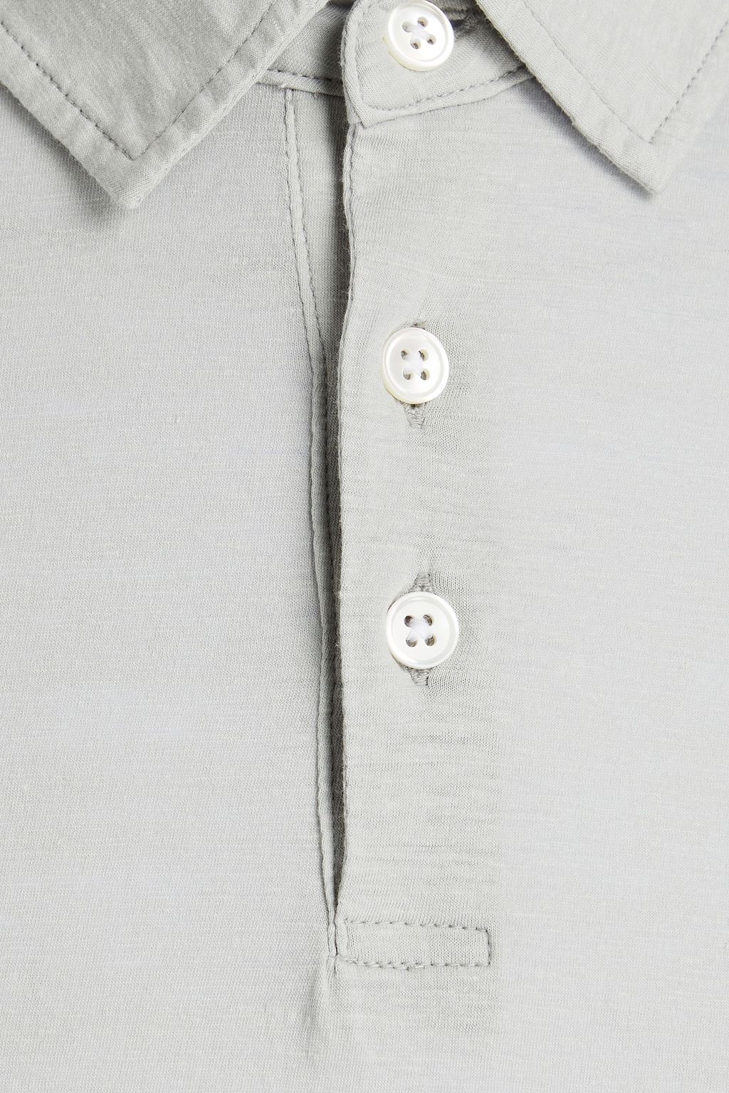 JAMES PERSE Slub cotton-jersey polo shirt