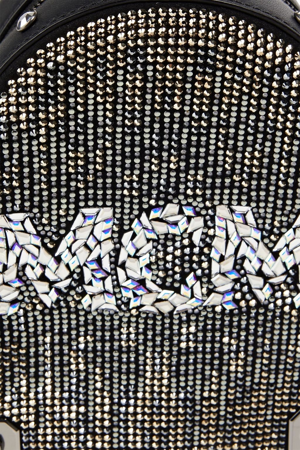 MCM Stark Bebe Boo crystal-embellished leather backpack