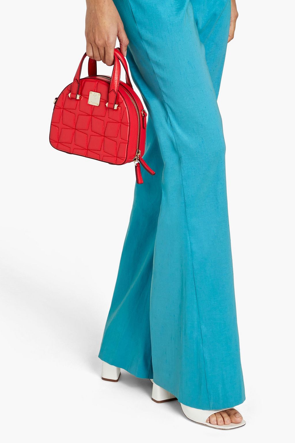 MCM Quilted leather tote