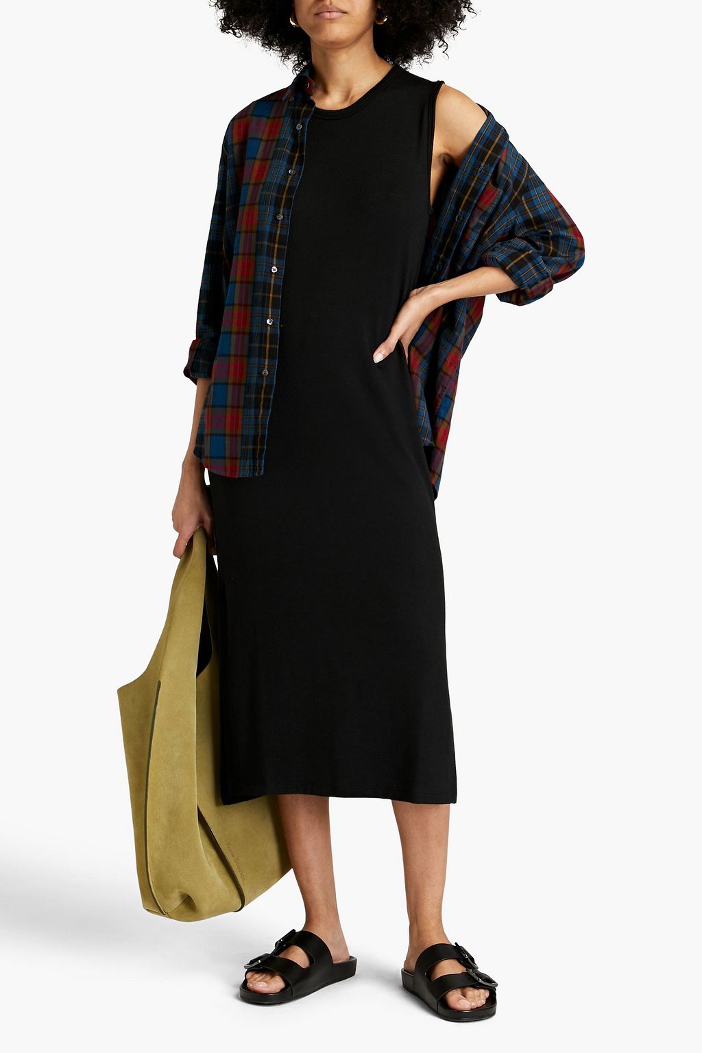 RAG & BONE Stretch-knit midi dress