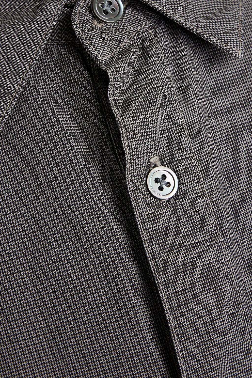 JAMES PERSE Houndstooth cotton shirt