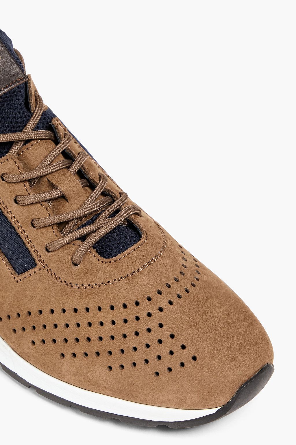 TOD'S Perforated nubuck sneakers