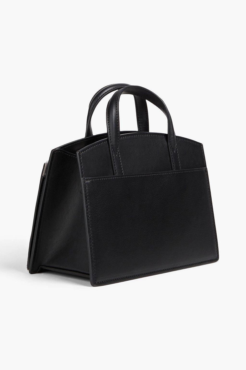 MCM Calf hair-paneled leather tote